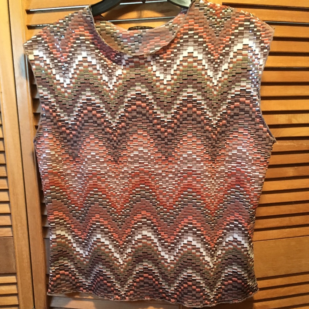 Jaipur Colorful Stretchy Sleeveless Top